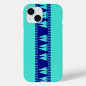 Kustroodbruin zeeslakpatroon Nautisch Case-Mate iPhone Case (Achterkant)
