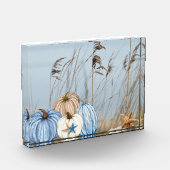 Kustroompompoen en -pompoenen fotoblokken (Links)