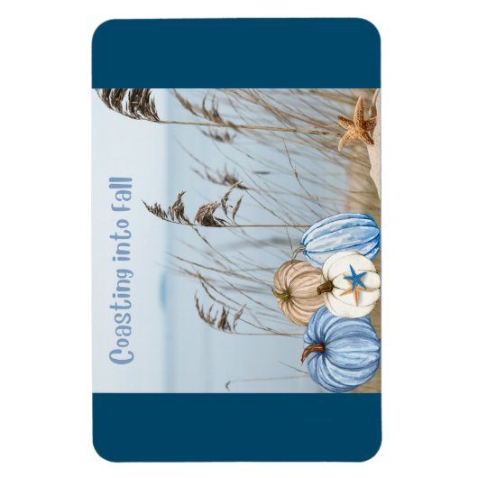 Kustroompompoen en -pompoenen magneet (Verticaal)