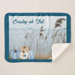 Kustroompompoen en -pompoenen sherpa deken