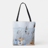 Kustroompompoen en -pompoenen tote bag (Achterkant)