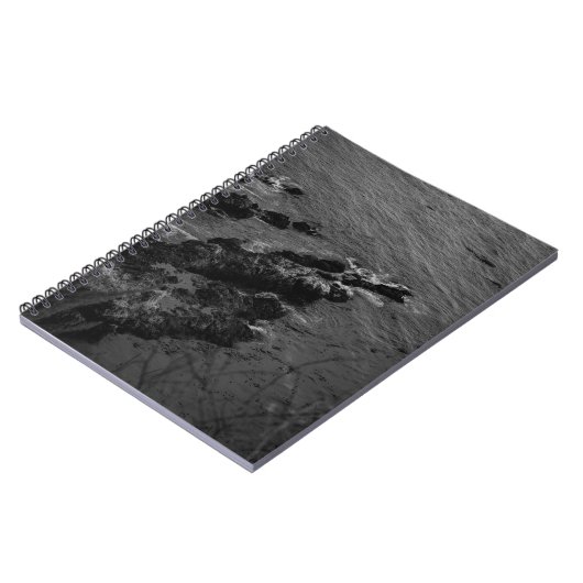 Kustrotsformatie - Zee Landschapsfotografie Notitieboek (Linkerzijde)