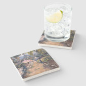 Kustroute Stenen Onderzetter (Zijkant)