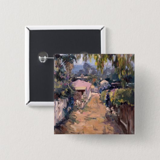 Kustroute Vierkante Button 5,1 Cm (Voorkant /achterkant)