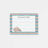 Kustroze Seashell Custom Name Post-it® Notes (Voorkant)