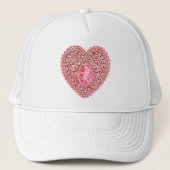 KUSTRUIMTE, roze rood Trucker Pet (Voorkant)