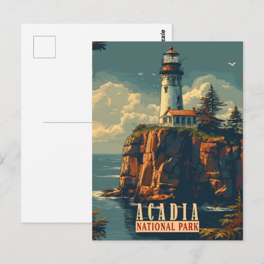 Kustrust: Acadia National Park Briefkaart (Voorkant / Achterkant)