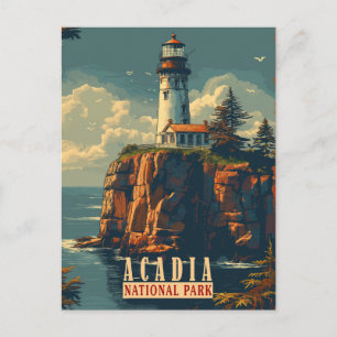 Kustrust: Acadia National Park Briefkaart