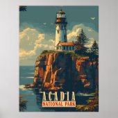 Kustrust: Acadia National Park Poster (Voorkant)
