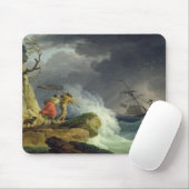 Kustschaal in een Storm, 1782 Muismat (Met muis)