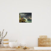 Kustschaal in een Storm, 1782 Poster (Keuken)