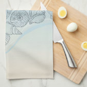Kustschaallijn Kunst Theedoek (Quarter Fold)