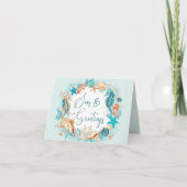 Kustschalen en -schalen voor ZEEEN Feestdagen Kaart (Voorkant)