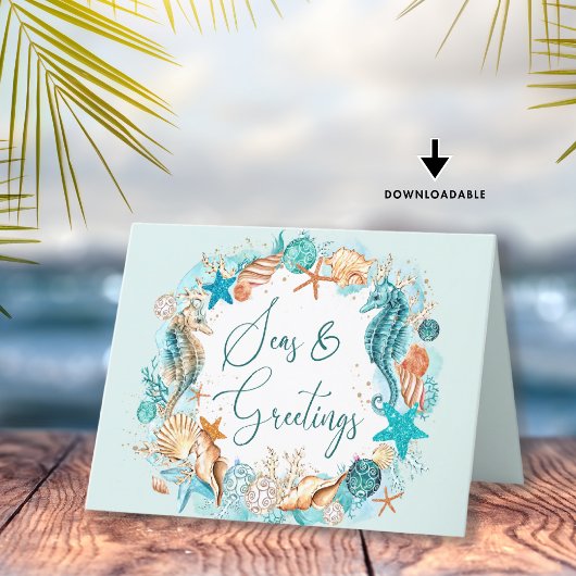 Kustschalen en -schalen voor ZEEEN Feestdagen Kaart