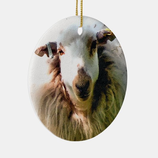 KUSTSCHAPEN KERAMISCH ORNAMENT (Rechts)