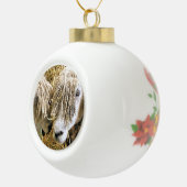 KUSTSCHAPEN KERAMISCHE BAL ORNAMENT (Rechts)