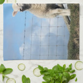 KUSTSCHAPEN THEEDOEK (Gevouwen)