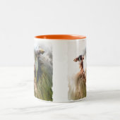 KUSTSCHAPEN TWEEKLEURIGE KOFFIEMOK (Center)