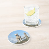 KUSTSCHAPEN ZANDSTEEN ONDERZETTER (Zijkant)