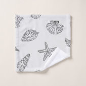 Kustschatten Ocean Grey Bad Handdoek (Wasdoekje)