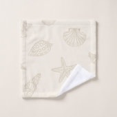 Kustschatten Sandy Taupe Bad Handdoek (Wasdoekje)