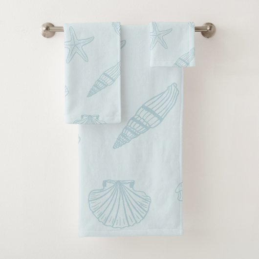 Kustschatten Seafoam Blue Bad Handdoek (Insitu)