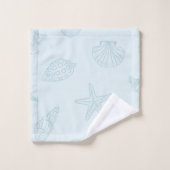 Kustschatten Seafoam Blue Bad Handdoek (Wasdoekje)