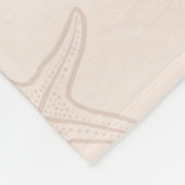 Kustschatten Shell Pink Fleece Deken (Hoek)