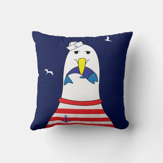 Kustschedel van de kustzurier kussen (Achterkant)