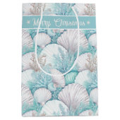 Kustschelp & Koraalpatroon#3 ID1009 Medium Cadeauzakje (Voorkant)