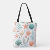 Kustschelp Kunst Tote Bag (Achterkant)