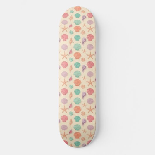 Kustschelp Patroon Persoonlijk Skateboard (Voorkant)