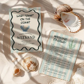 Kustschelp Zeeschuim Bachelorette Bash Kaart