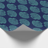 kustschelpdieren cadeaupapier (Hoek)