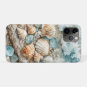 Kustschelpen Aquarel Drijfhout Scène Case-Mate iPhone Case (Achterkant (horizontaal))