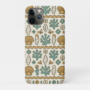 Kustschelpen en Koraal Scandinavisch Volksmotief Case-Mate iPhone Case