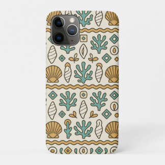 Kustschelpen en Koraal Scandinavisch Volksmotief Case-Mate iPhone Case