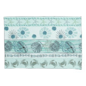 Kustschelpen Krabben Zeesterren Boheemse Kussensloop (Voorkant-Links)