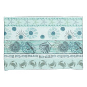 Kustschelpen Krabben Zeesterren Boheemse Kussensloop (Voorkant-Rechts)