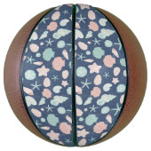 Kustschelpen Strand & Oceaan Design Basketbal (Verticaal)