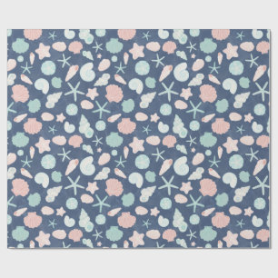 Kustschelpen Strand & Oceaan Design Cadeaupapier