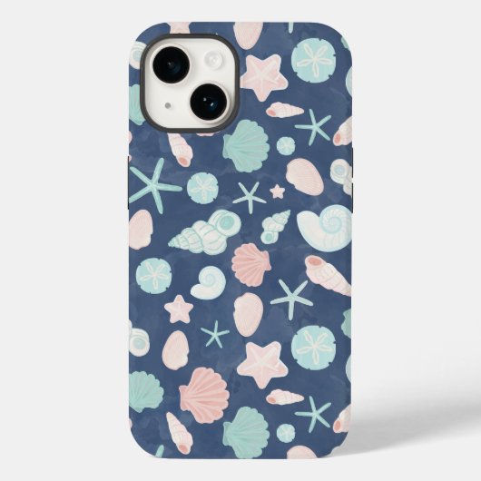 Kustschelpen Strand & Oceaan Design Case-Mate iPhone Case (Achterkant)