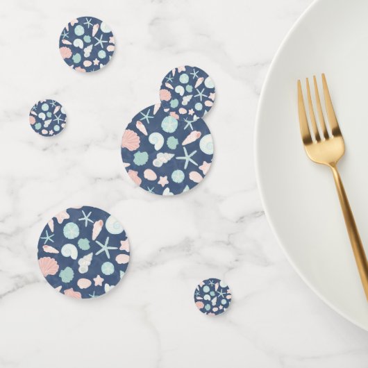 Kustschelpen Strand & Oceaan Design Confetti (Groep)