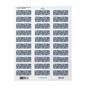 Kustschelpen Strand & Oceaan Design Etiket (Full Sheet)