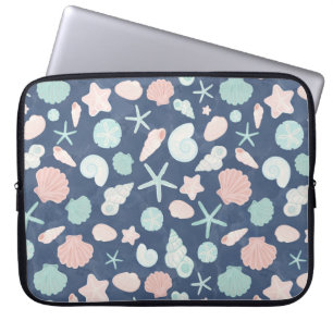 Kustschelpen Strand & Oceaan Design Laptop Sleeve