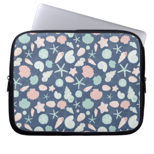 Kustschelpen Strand & Oceaan Design Laptop Sleeve