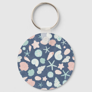 Kustschelpen Strand & Oceaan Design Sleutelhanger