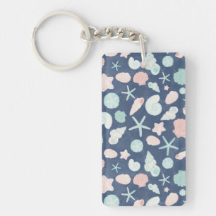Kustschelpen Strand & Oceaan Design Sleutelhanger