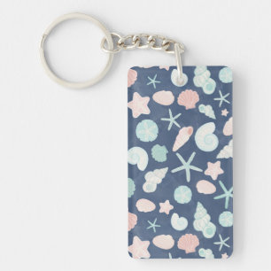 Kustschelpen Strand & Oceaan Design Sleutelhanger