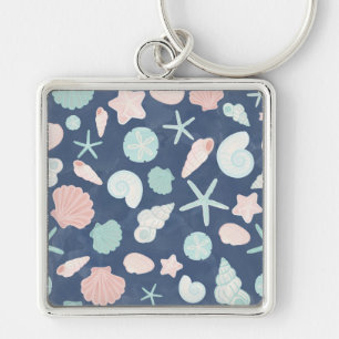 Kustschelpen Strand & Oceaan Design Sleutelhanger